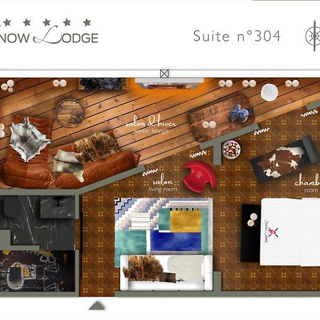 Snow Lodge Hotel Courchevel 1850 Eksteriør billede