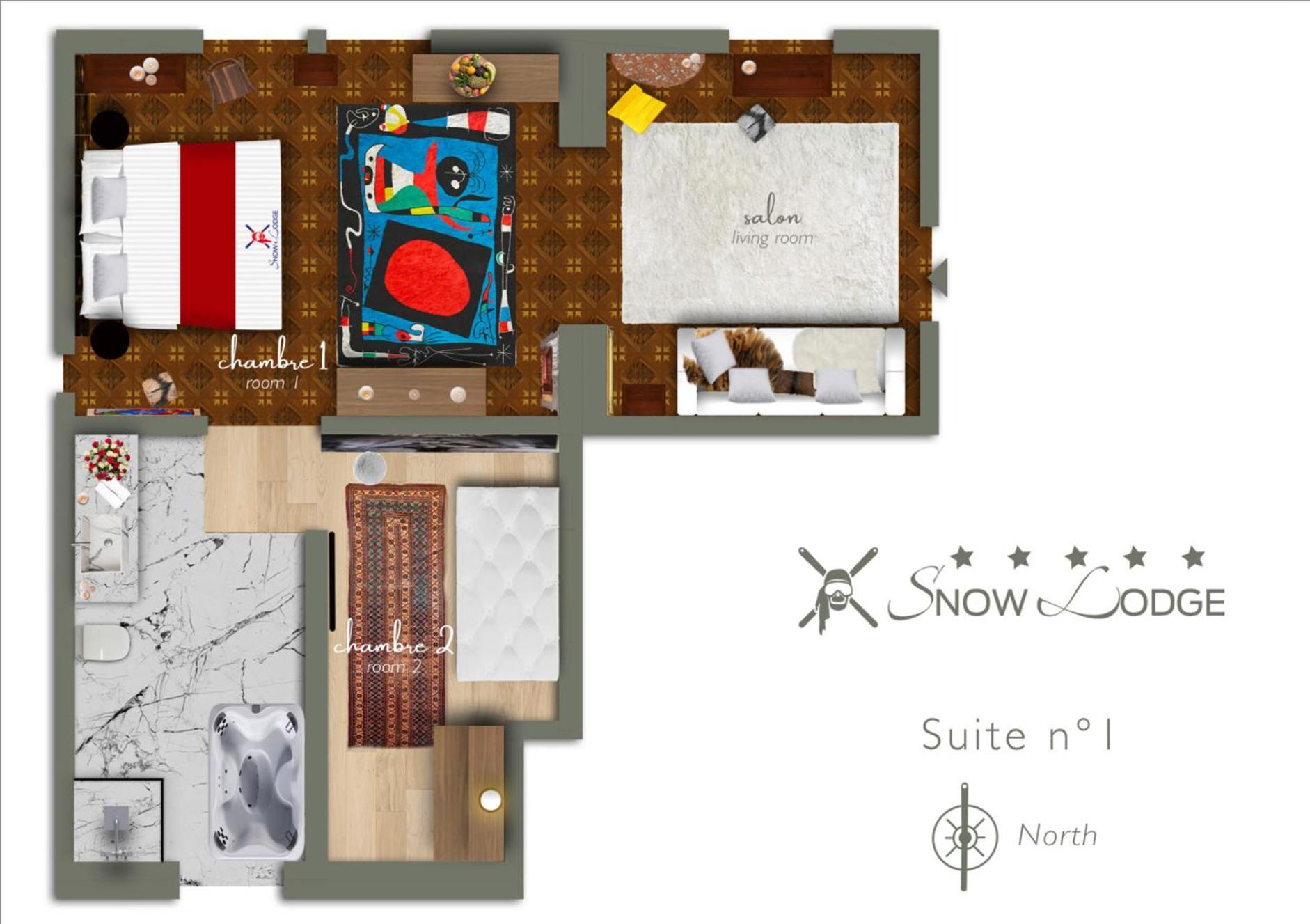 Snow Lodge Hotel Courchevel 1850 Eksteriør billede