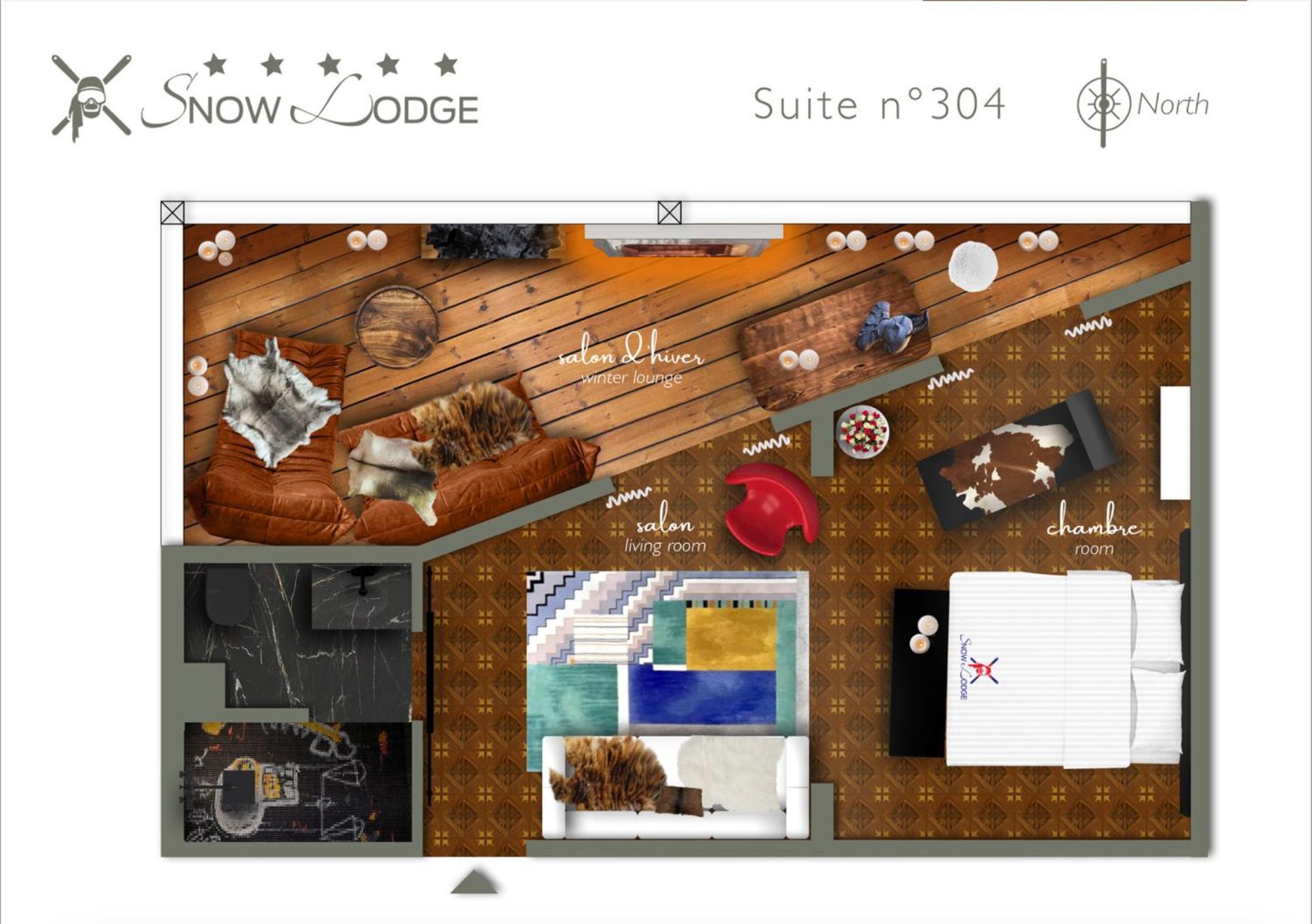 Snow Lodge Hotel Courchevel 1850 Eksteriør billede