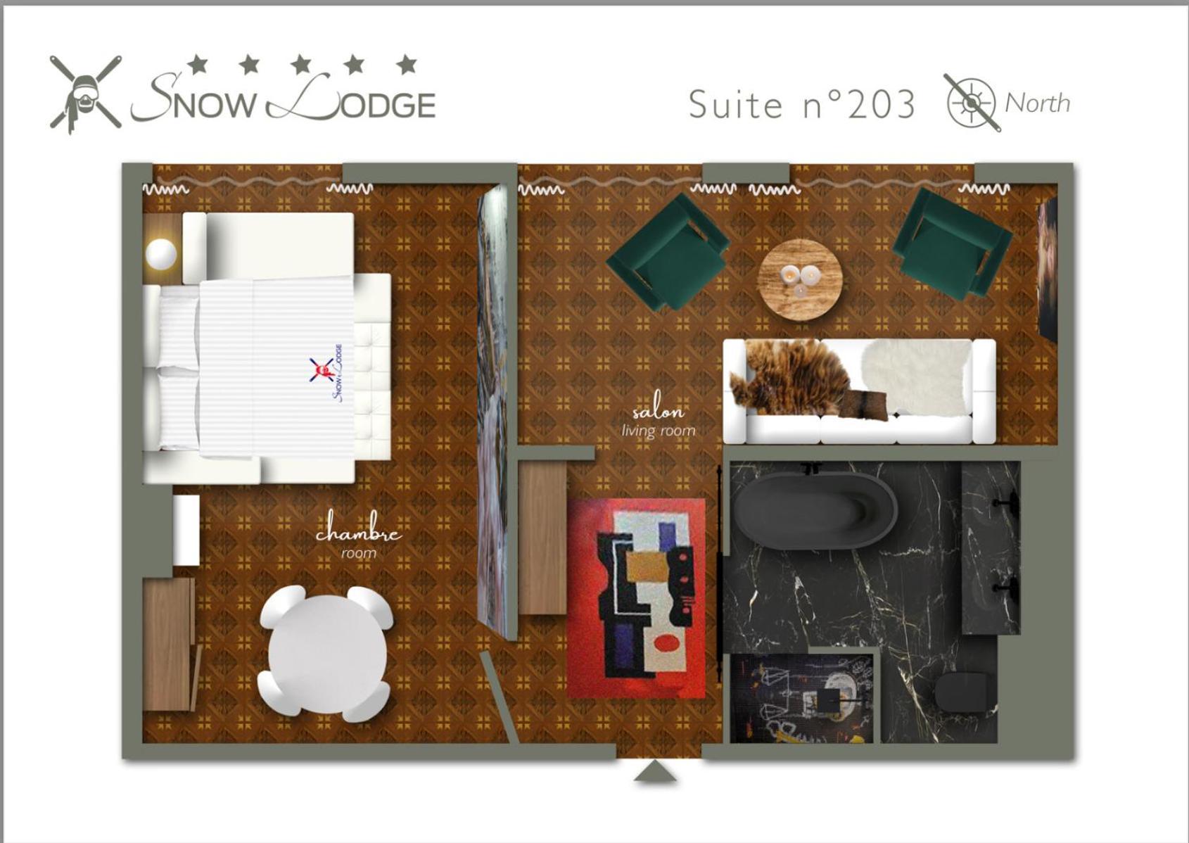 Snow Lodge Hotel Courchevel 1850 Eksteriør billede